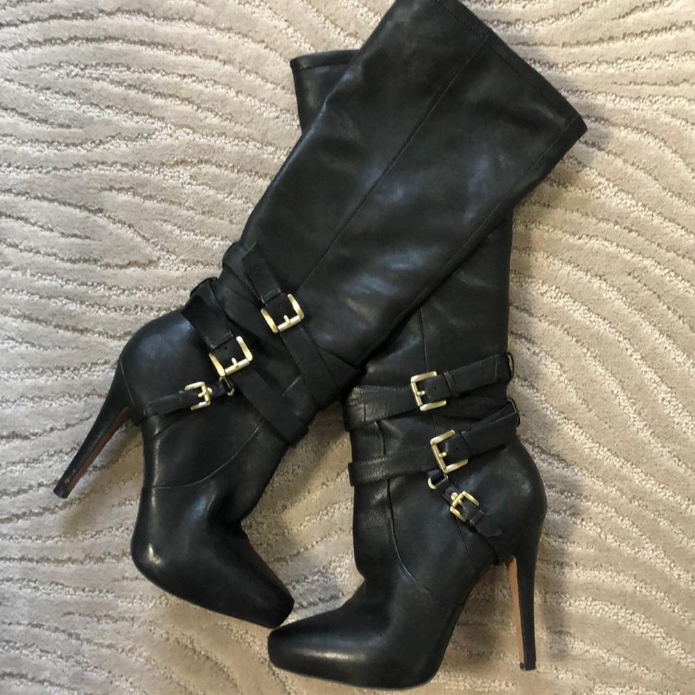 🎉 Sam Edelman Black Roula Boots